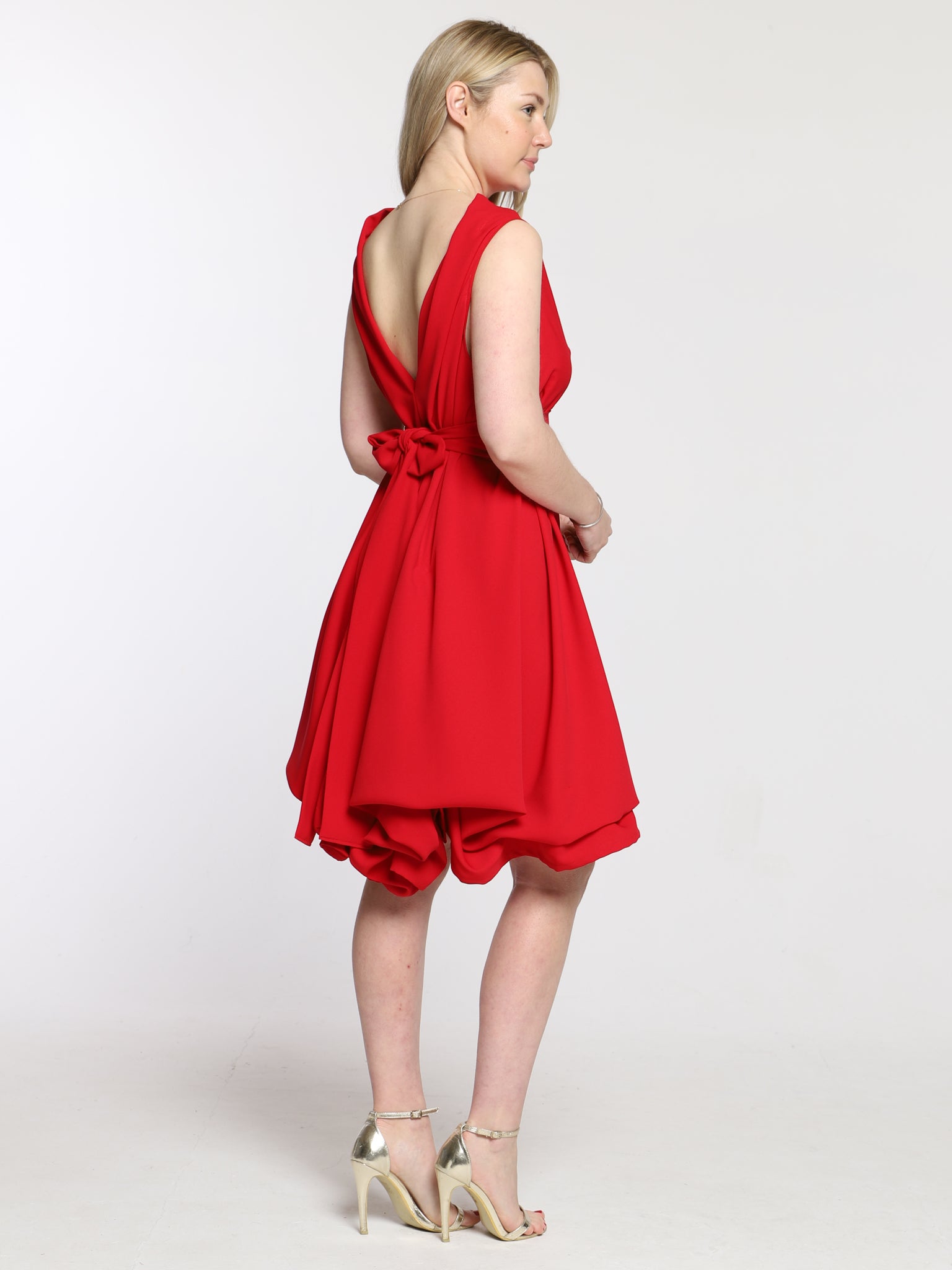 Bright Red Mia Dress