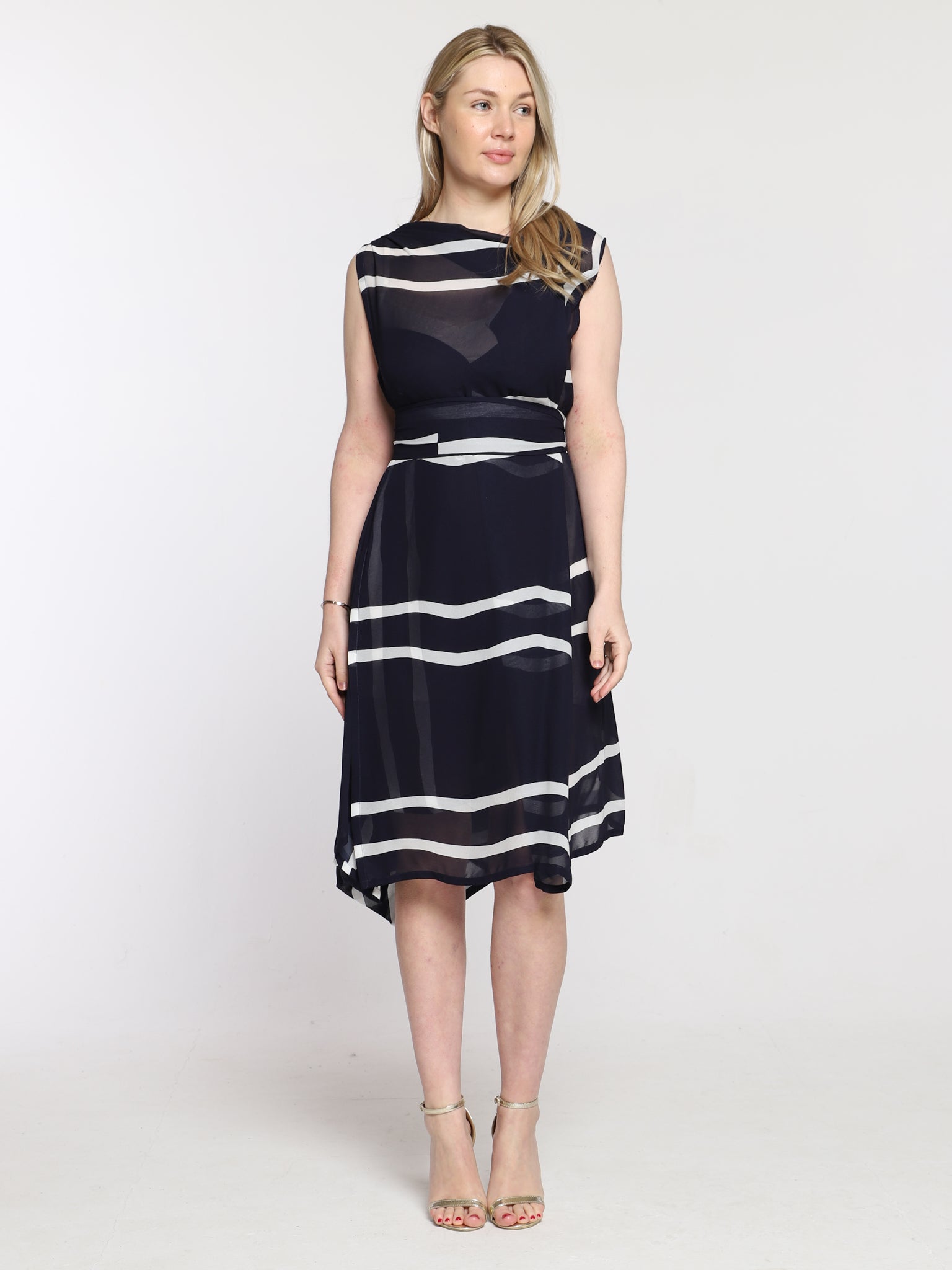 Navy Stripe Lexi Dress