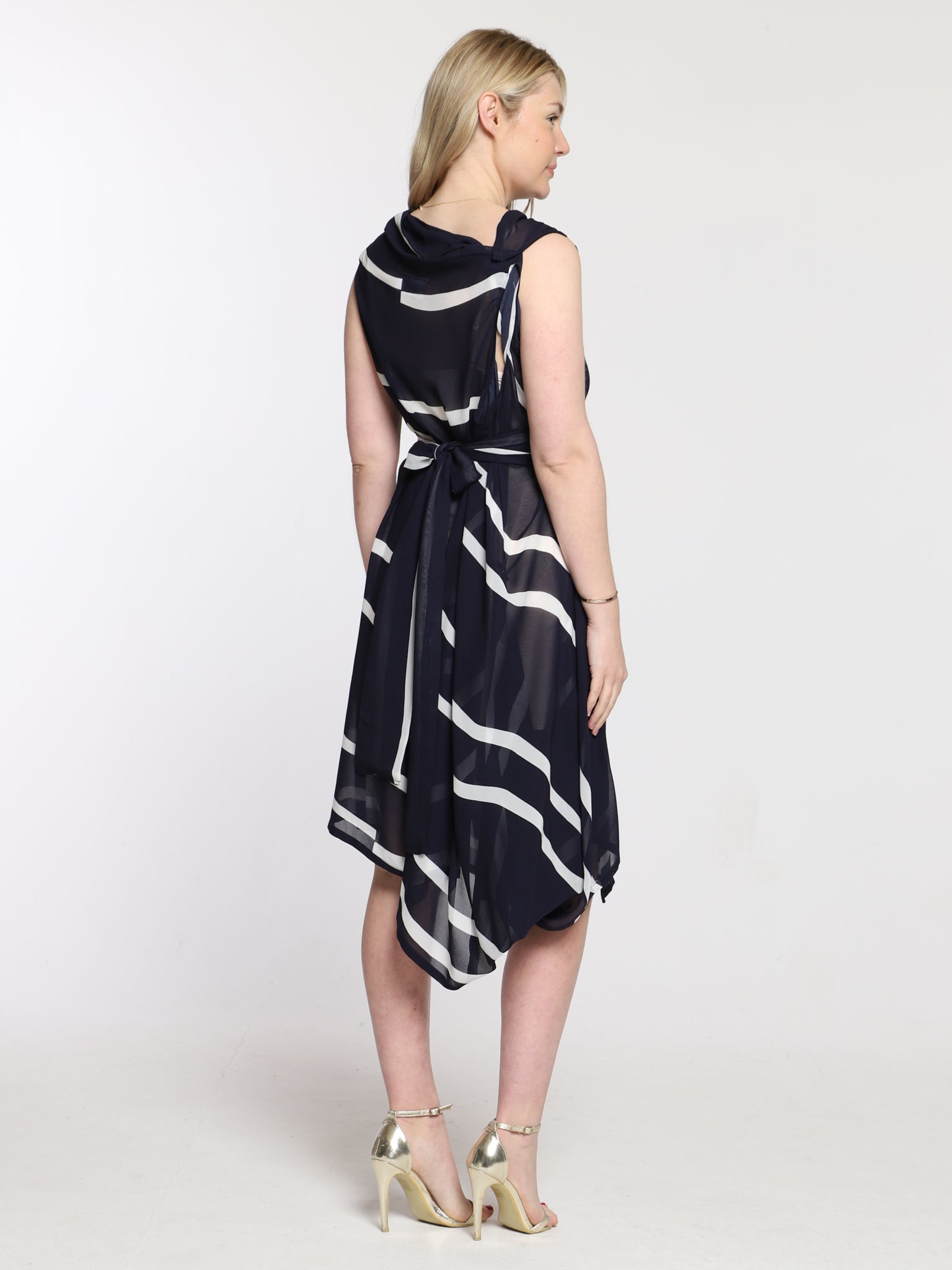 Navy Stripe Lexi Dress