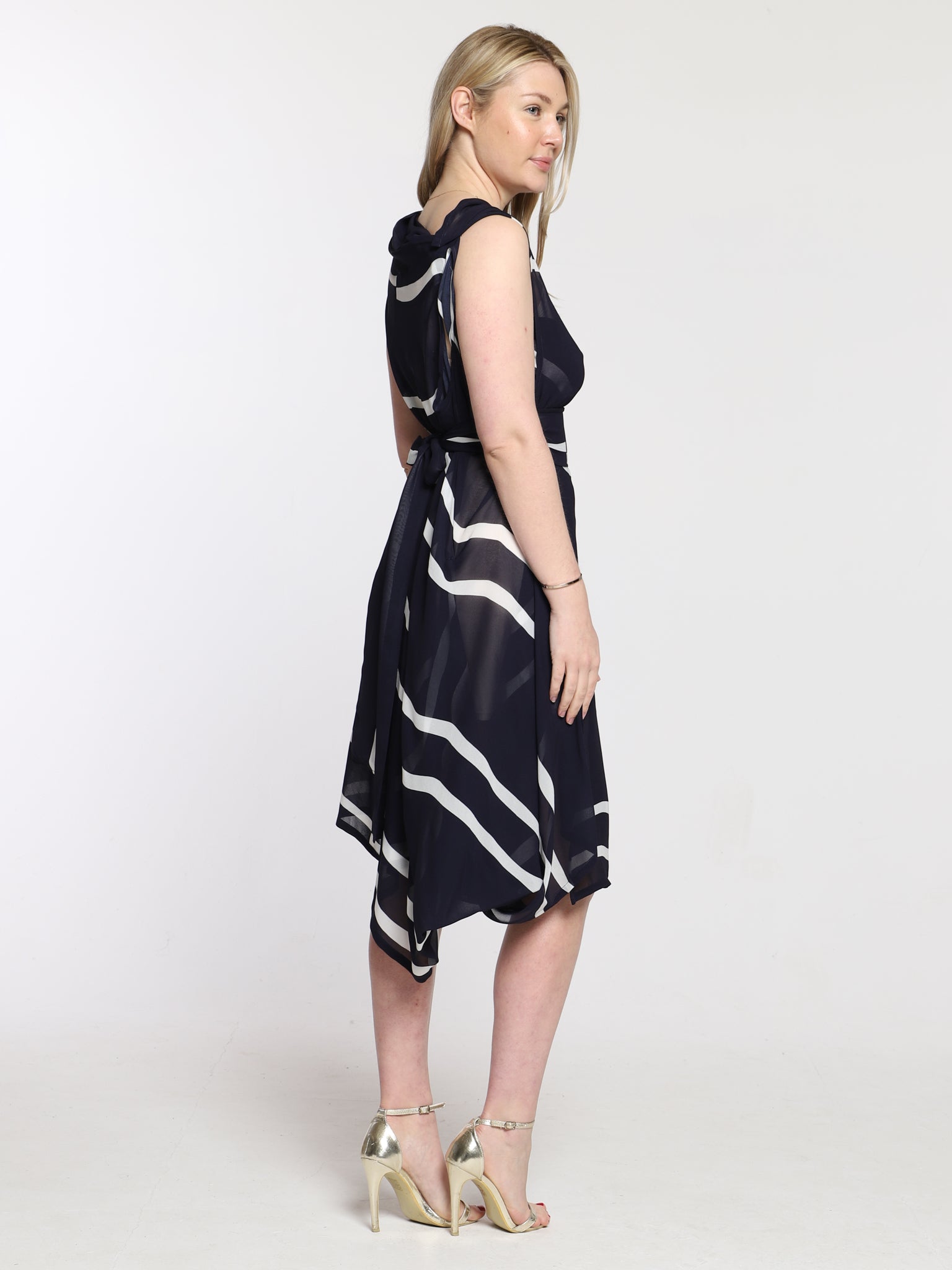 Navy Stripe Lexi Dress