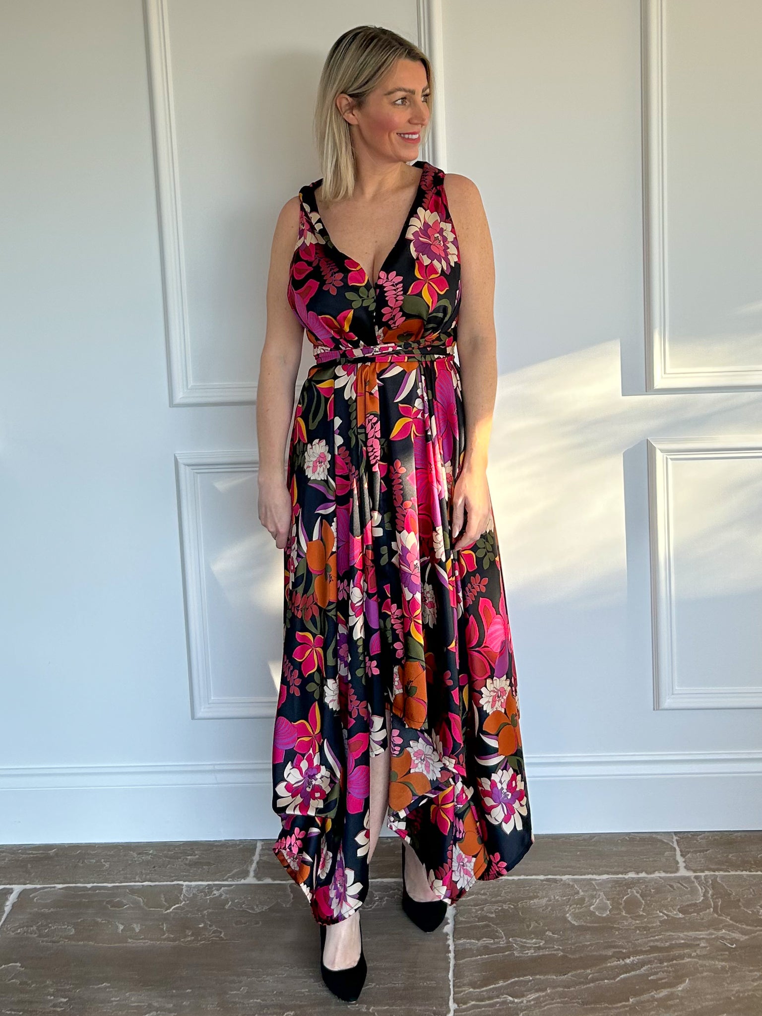 Isabella Floral Darcy Dress