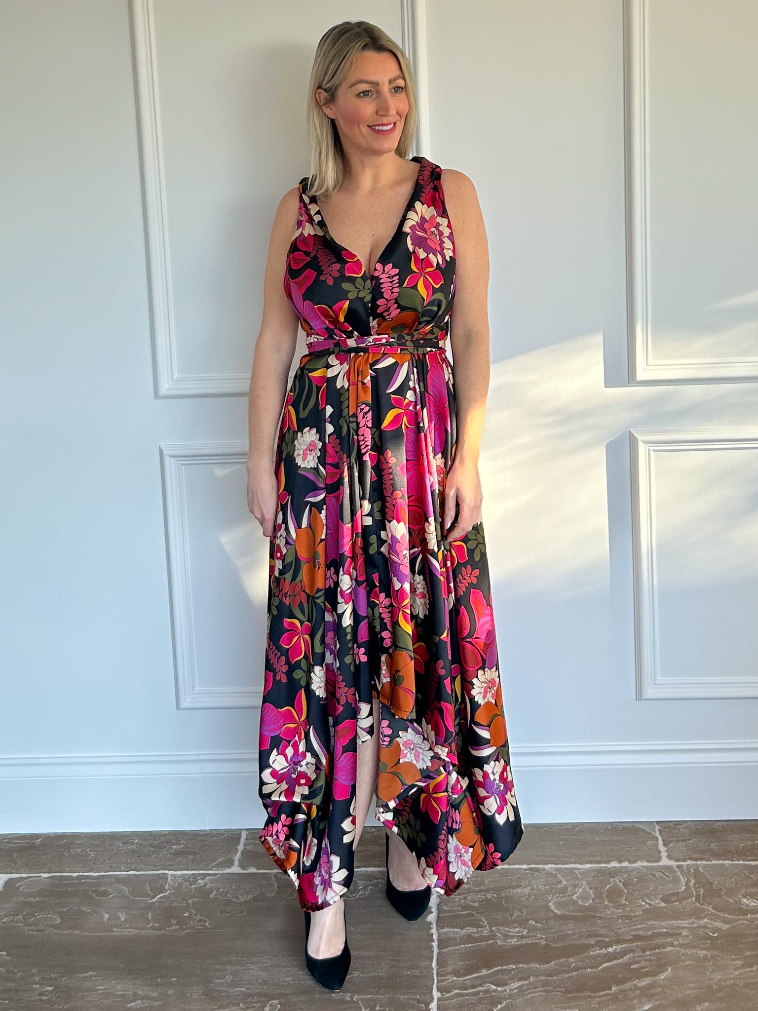 Isabella Floral Darcy Dress