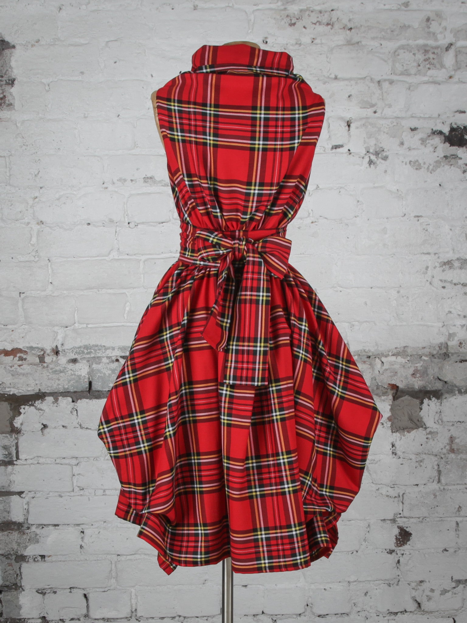 Royal Stewart Tartan Trench Dress