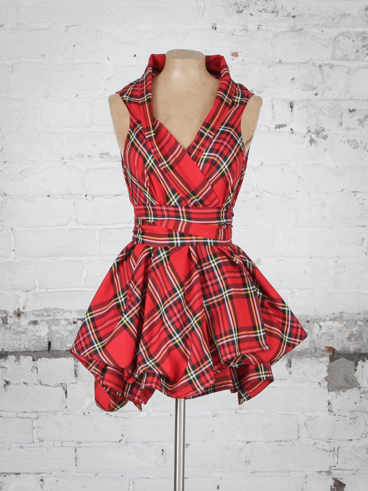 Royal Stewart Tartan Trench Top