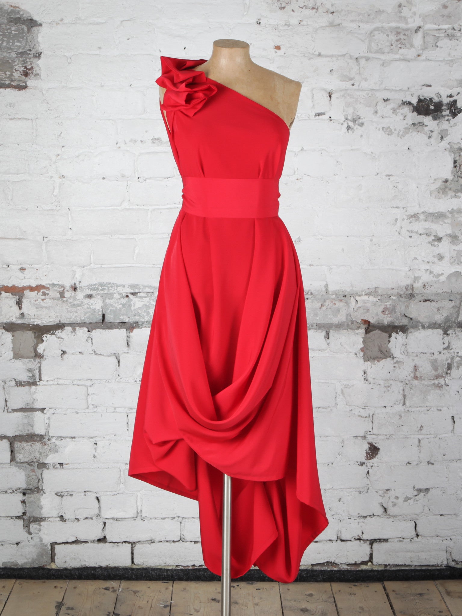 Bright Red Jessie Dress