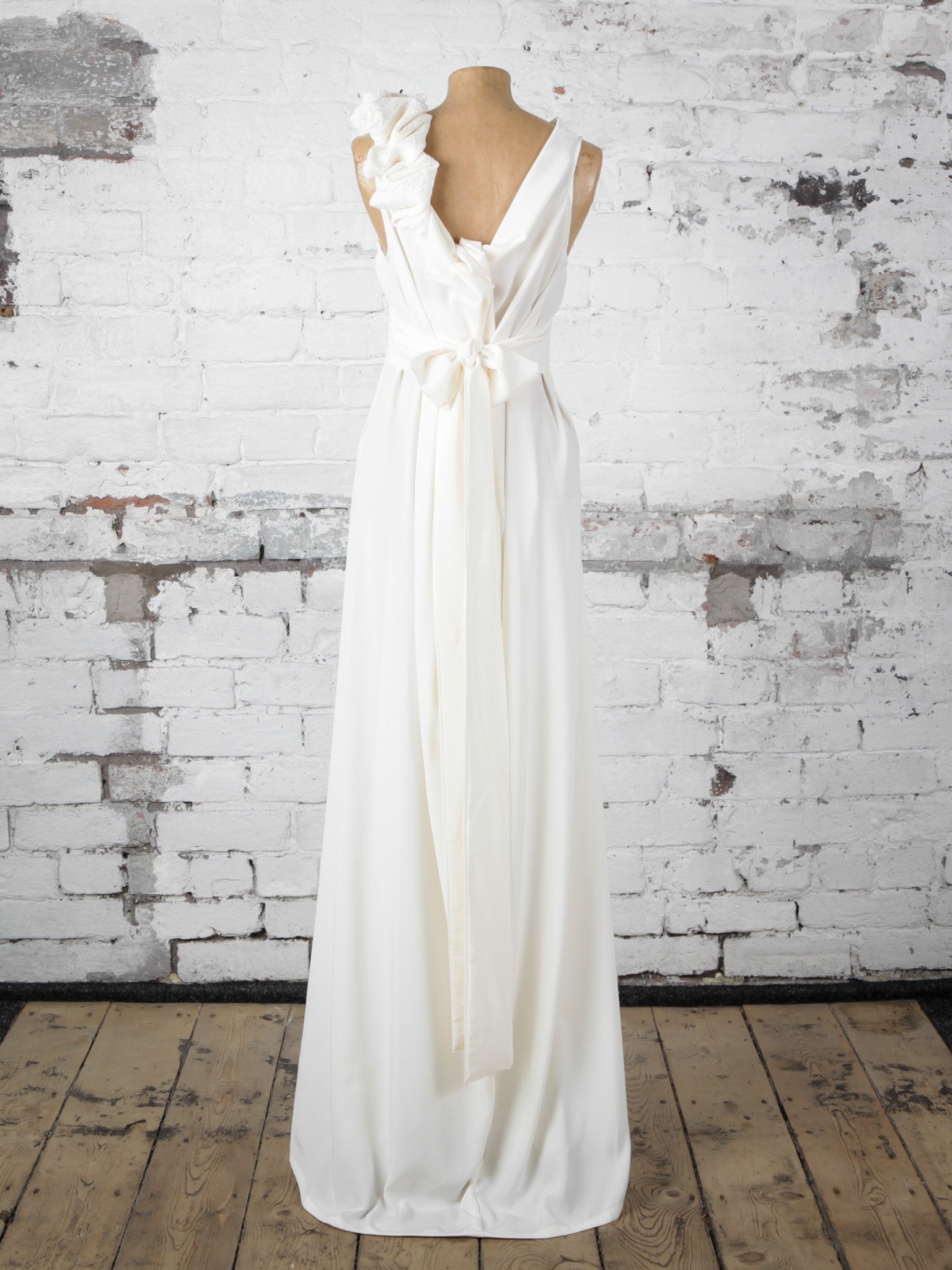 Ivory and Lace Anna Maxi Dress