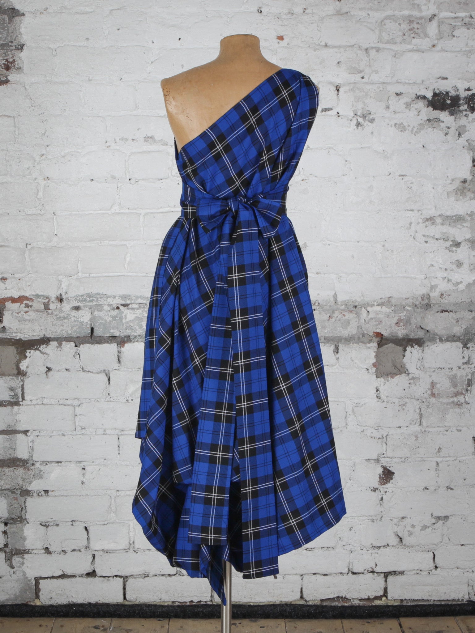 Royal Blue Tartan Jessie Dress