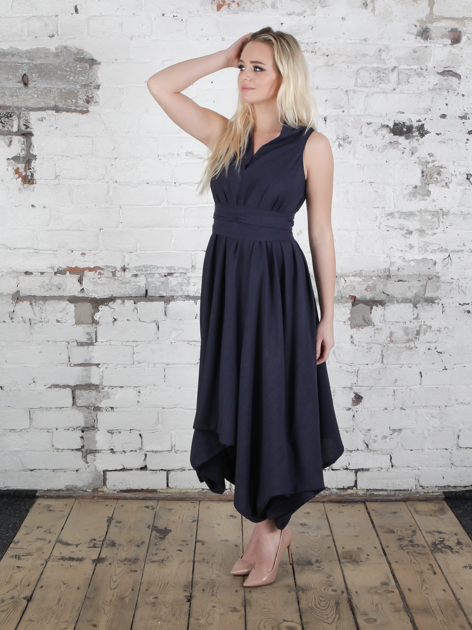 Navy Darcy Dress