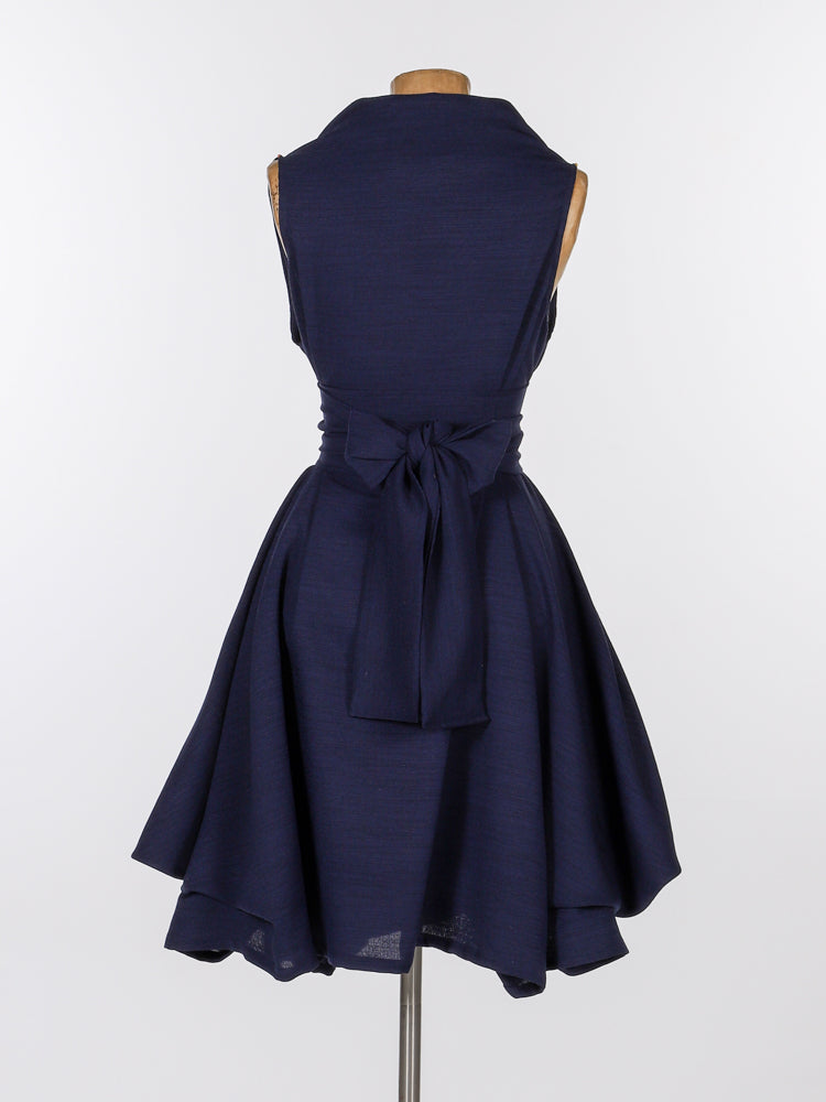 Navy Trench Dress