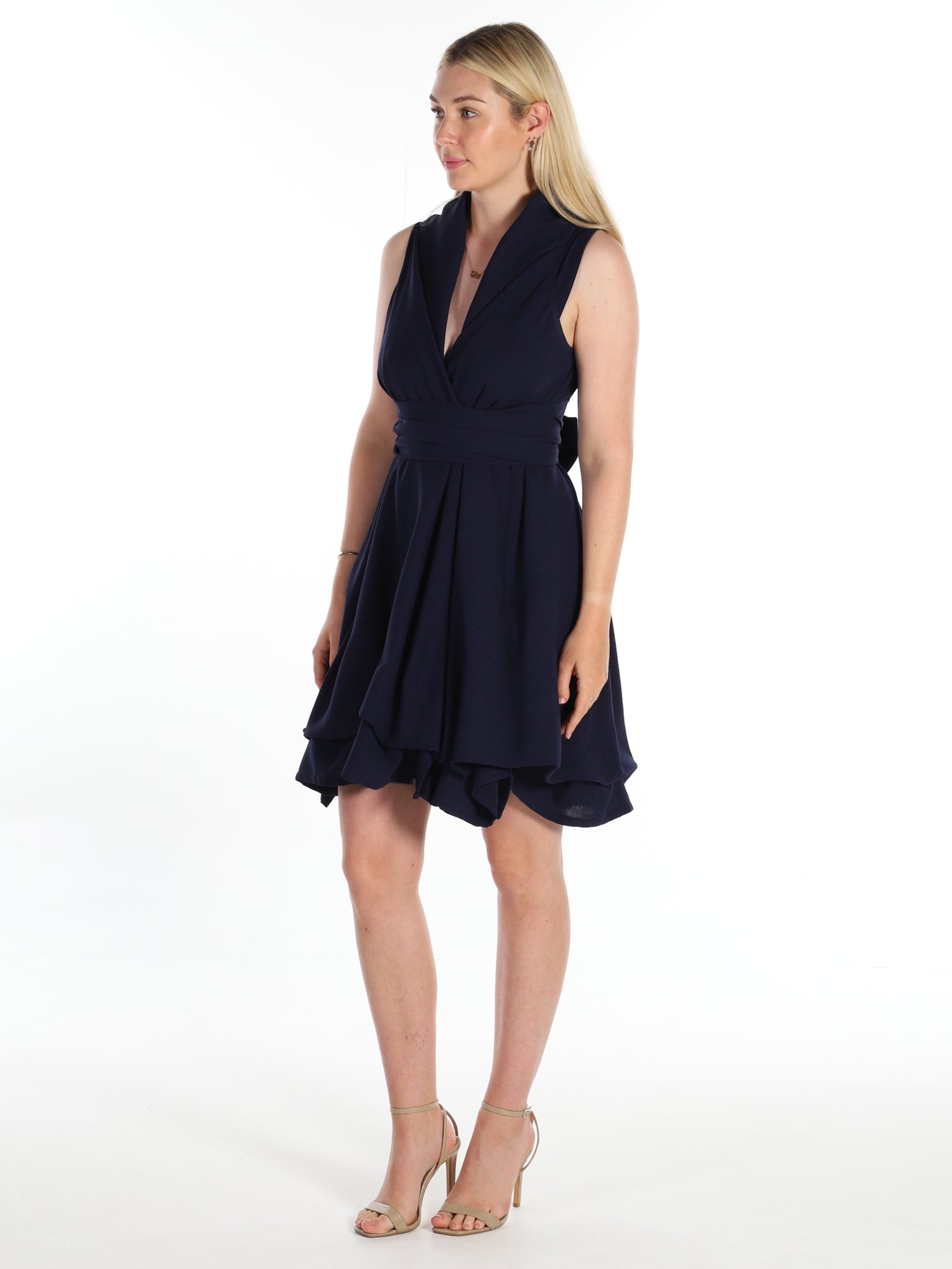 Navy Trench Dress