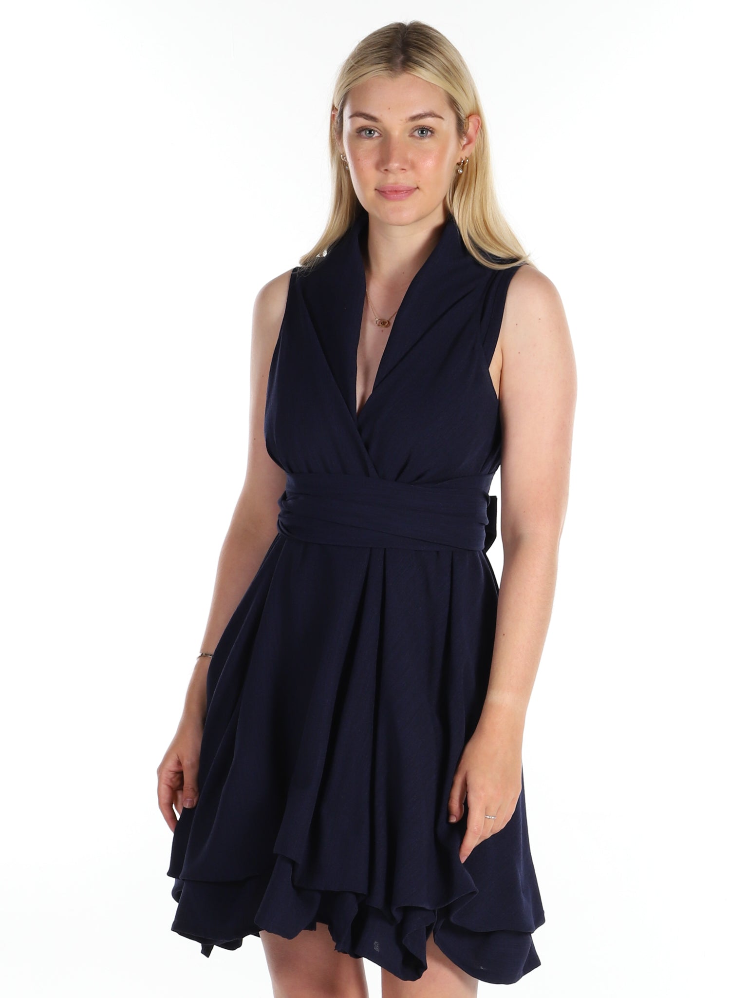 Navy Trench Dress