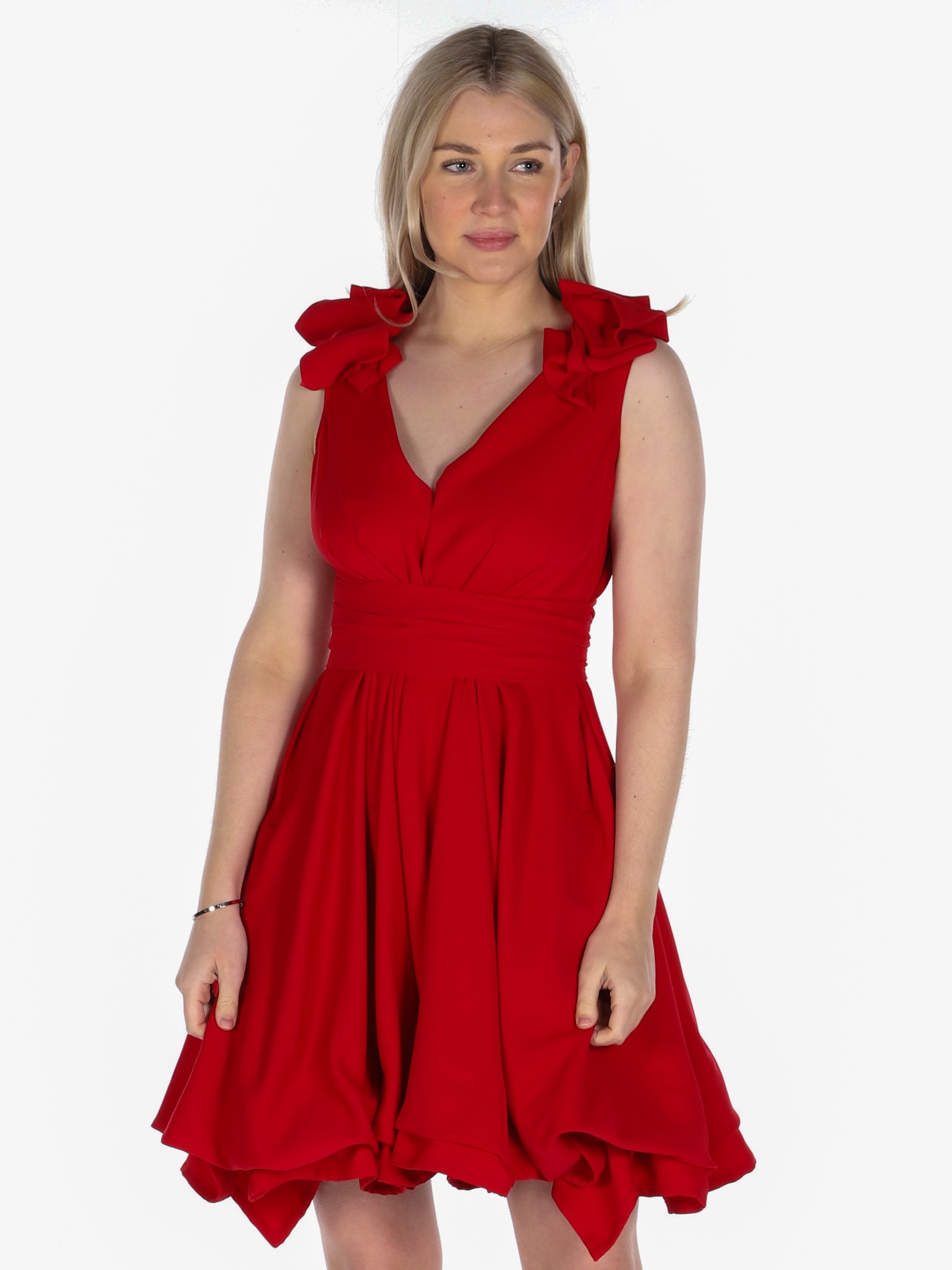 Bright Red Izzy Dress