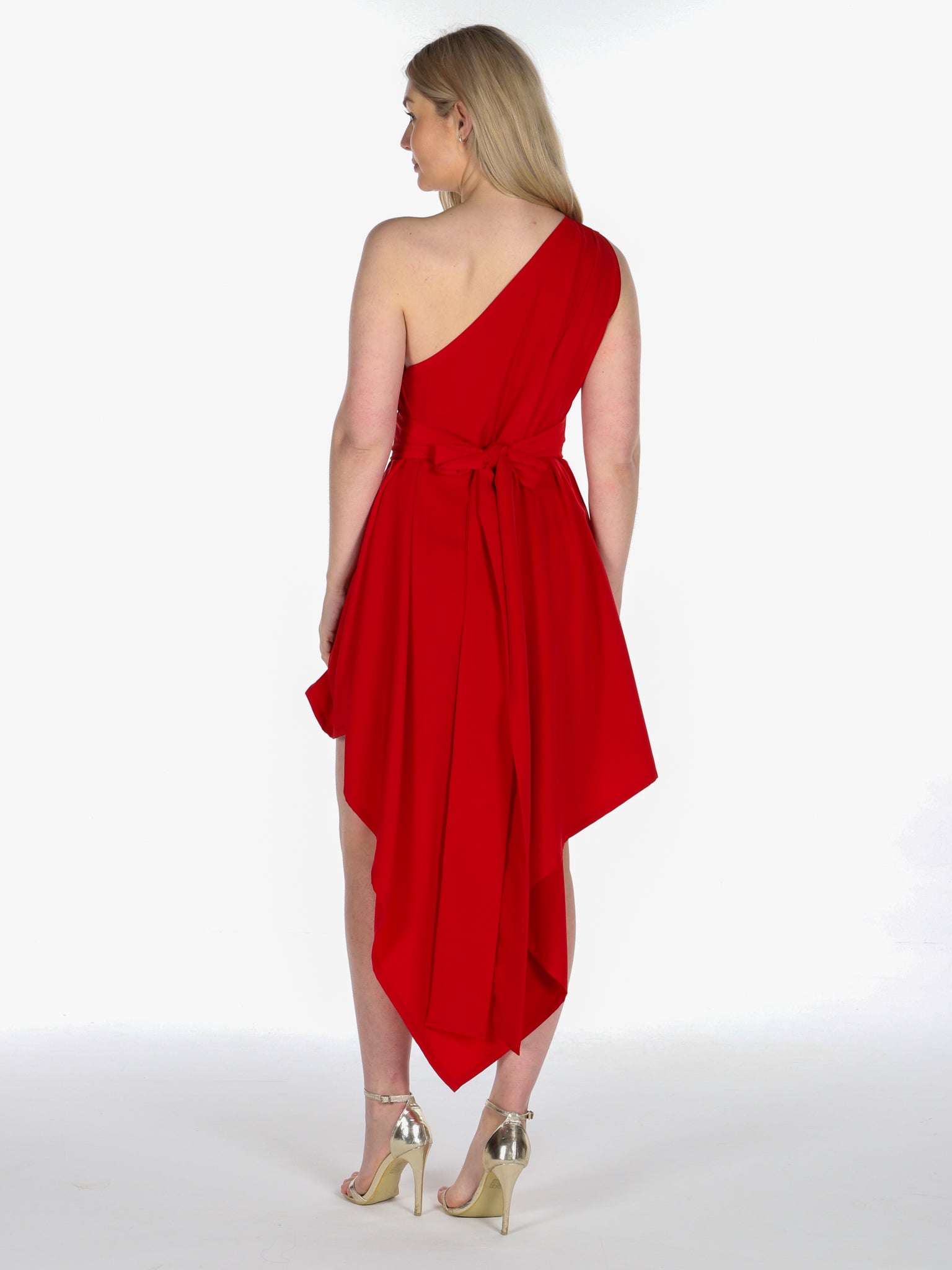Bright Red Cora Dress