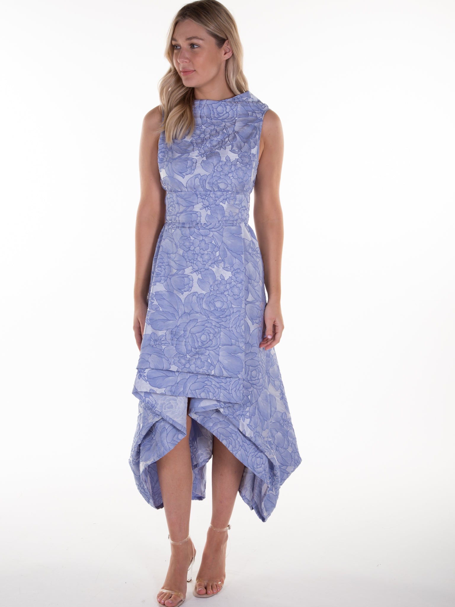 Blue Ocean Rose Wendy Dress